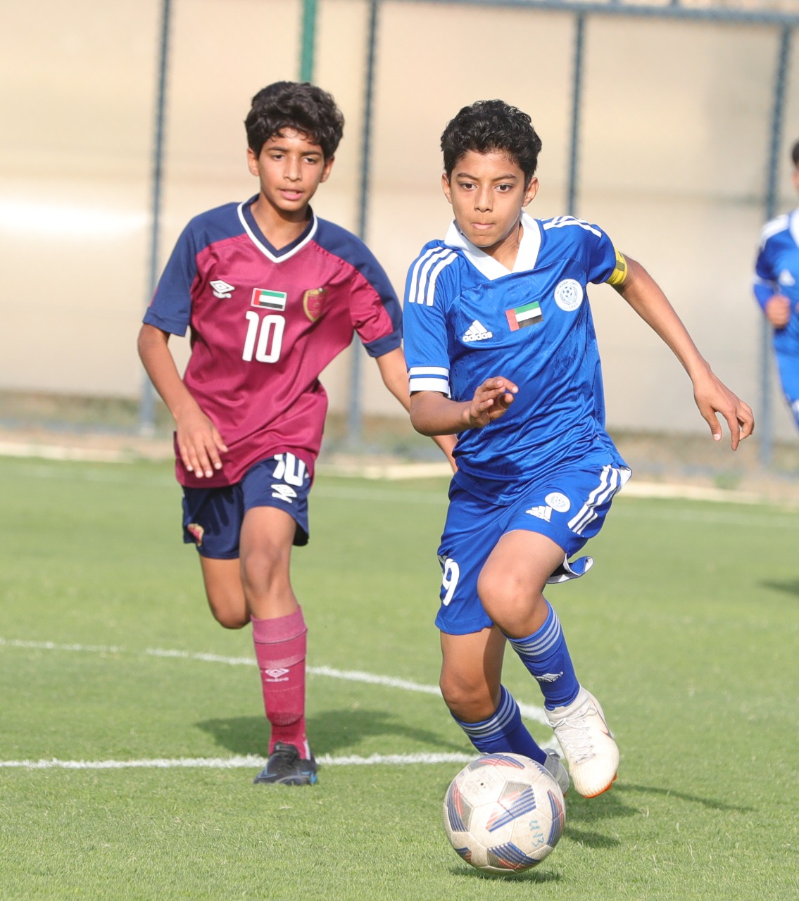 The Al-Nasr striker scorer in the under 13 years league (A) | Al Nasr Club